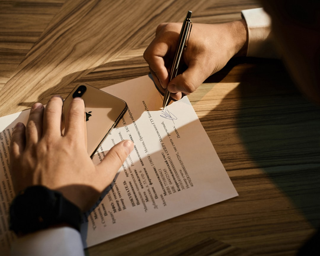 reasonable accommodation requests — person writing on white paper